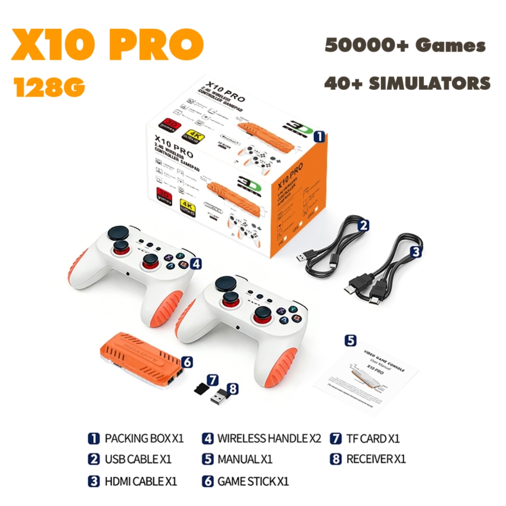 Retro Gaming Hdmi Stick - X10 PRO Wireless Game Stick Retro