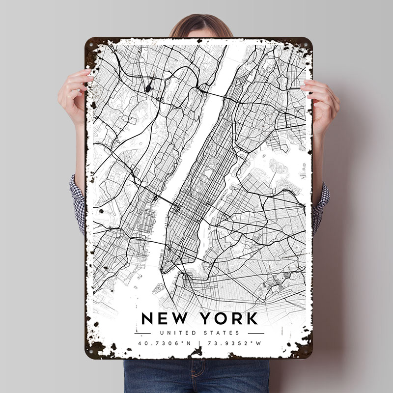 Retro Gaming York - New York City Map Poster Customized