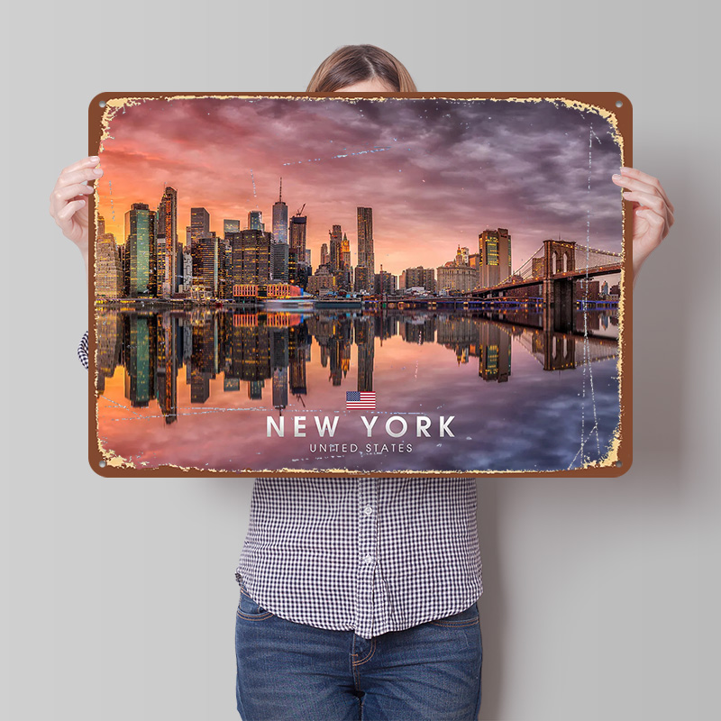 Retro Gaming York - New York City Printed Poster Custom