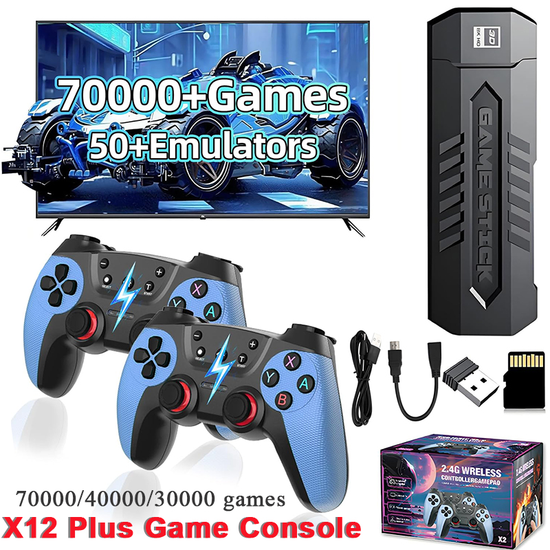 Retro Gaming Emulator - Retro Game Stick with 128GB 70000/40000/30000+