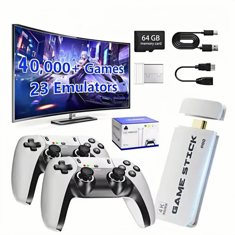 Retro Gaming Hdmi Stick - M15 4K TV Game Stick 64GB