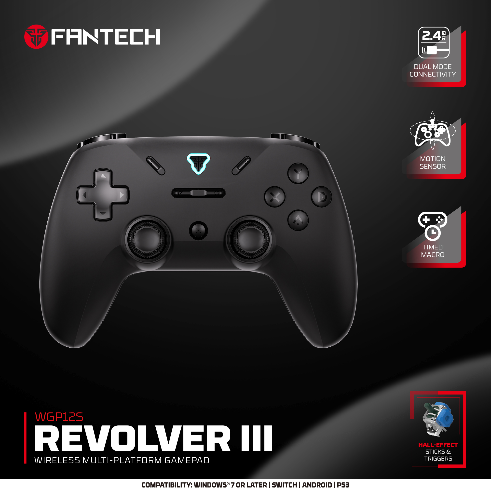 Retro Gaming Joystick - FANTECH REVOLVER III WGP12S Game Controller