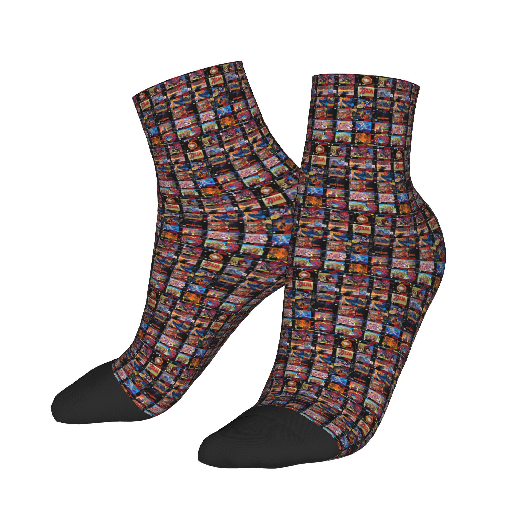 Retro Gaming Youtube - Retro Gaming boxes Socks Harajuku High
