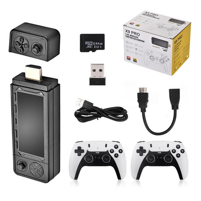 Retro Gaming Hdmi Stick - X9 PRO Retro 4K 3D Game