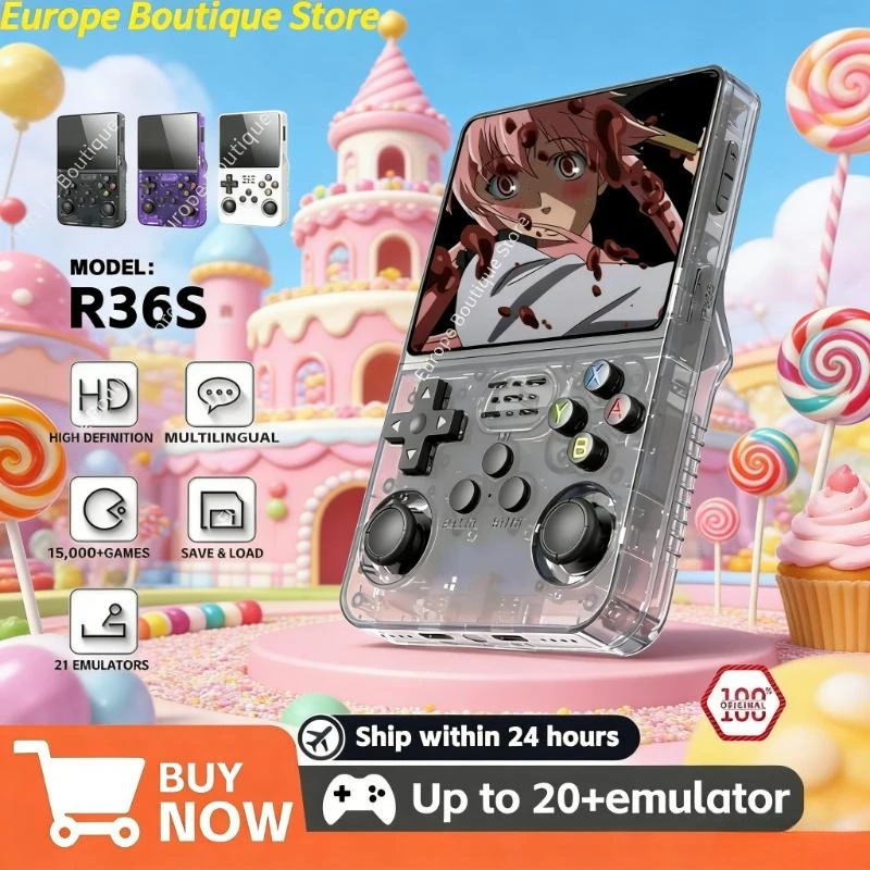 Retro Gaming Handheld 2026 - 2026 R36S Portable Handheld Game Console