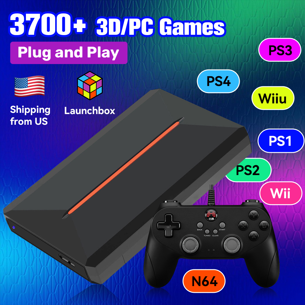 Retro Gaming Com - Launchbox OS 500GB Portable Gaming HDD