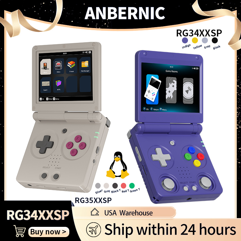 Anbernic RG34XXSP RG35XXSP Fli - Retro Gaming Com review and price