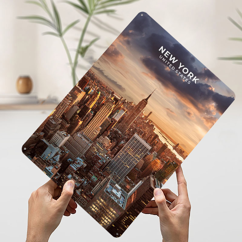 New York Metal Poster Metal Si - Retro Gaming York review and price