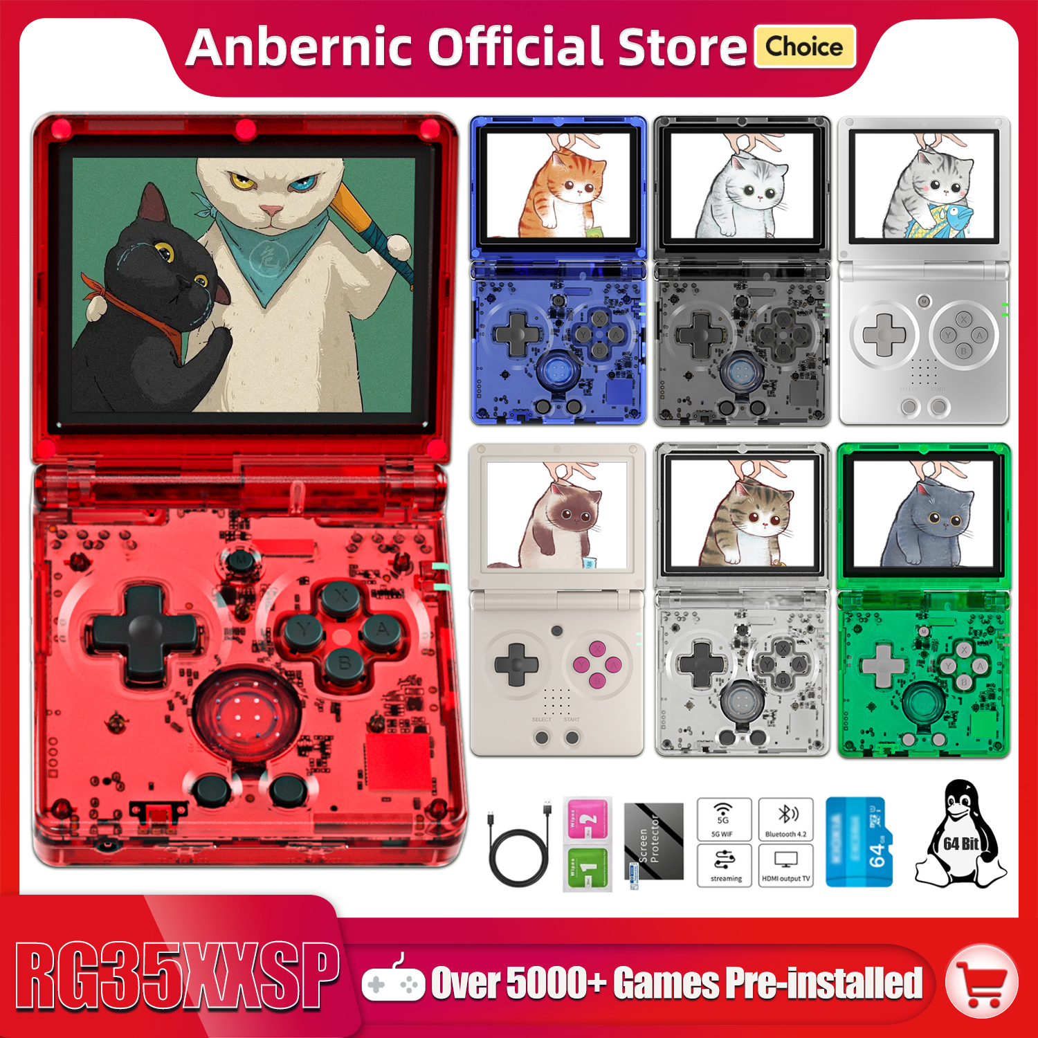 Anbernic NEW RG35XXSP Flip Han - Retro Gaming Com review and price