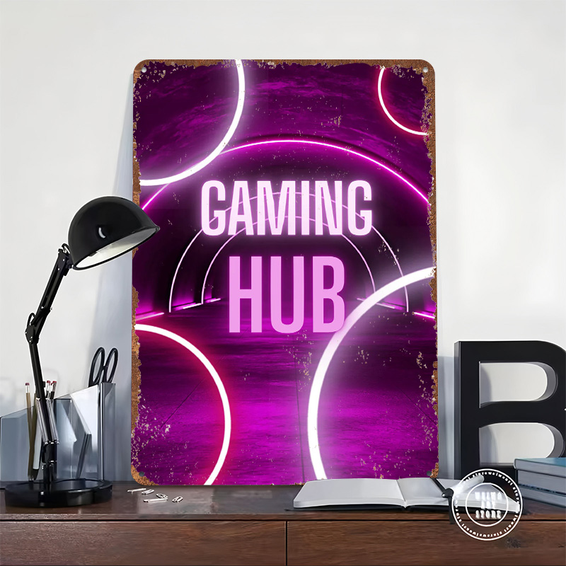 Gaming Hub Neon Tunnel Printed - Retro Gaming Hub review and price