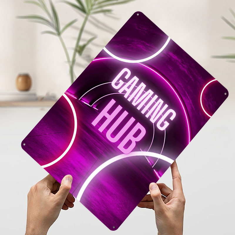 Gaming Hub Neon Tunnel Printed - Retro Gaming Hub review and price