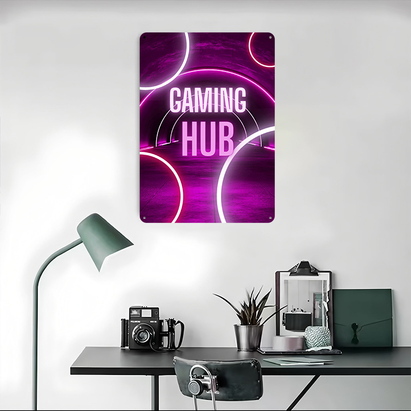 Gaming Hub Neon Tunnel Printed - Retro Gaming Hub review and price