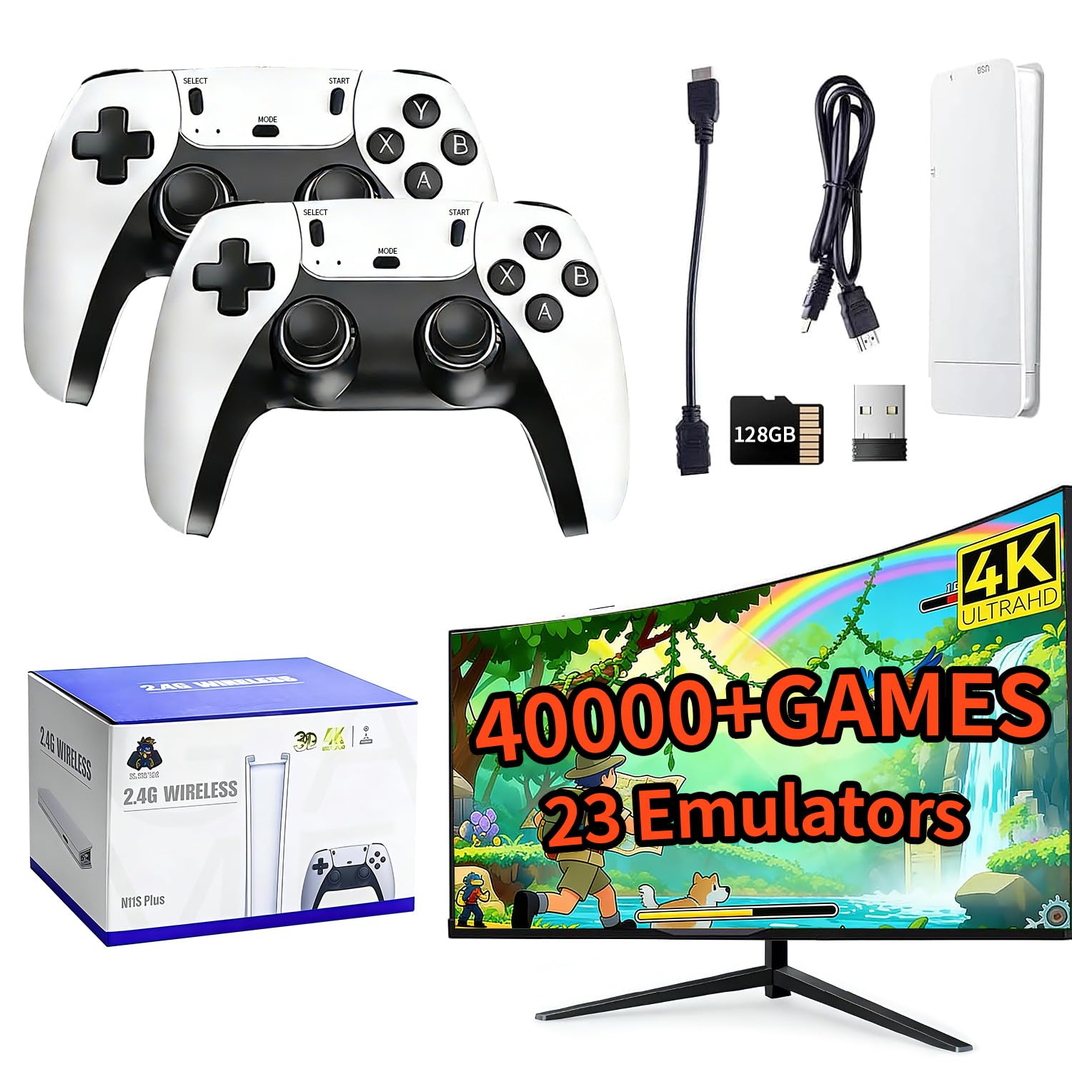 2026 Retro Gaming Console, 4K  - Retro Gaming Emulator review and price