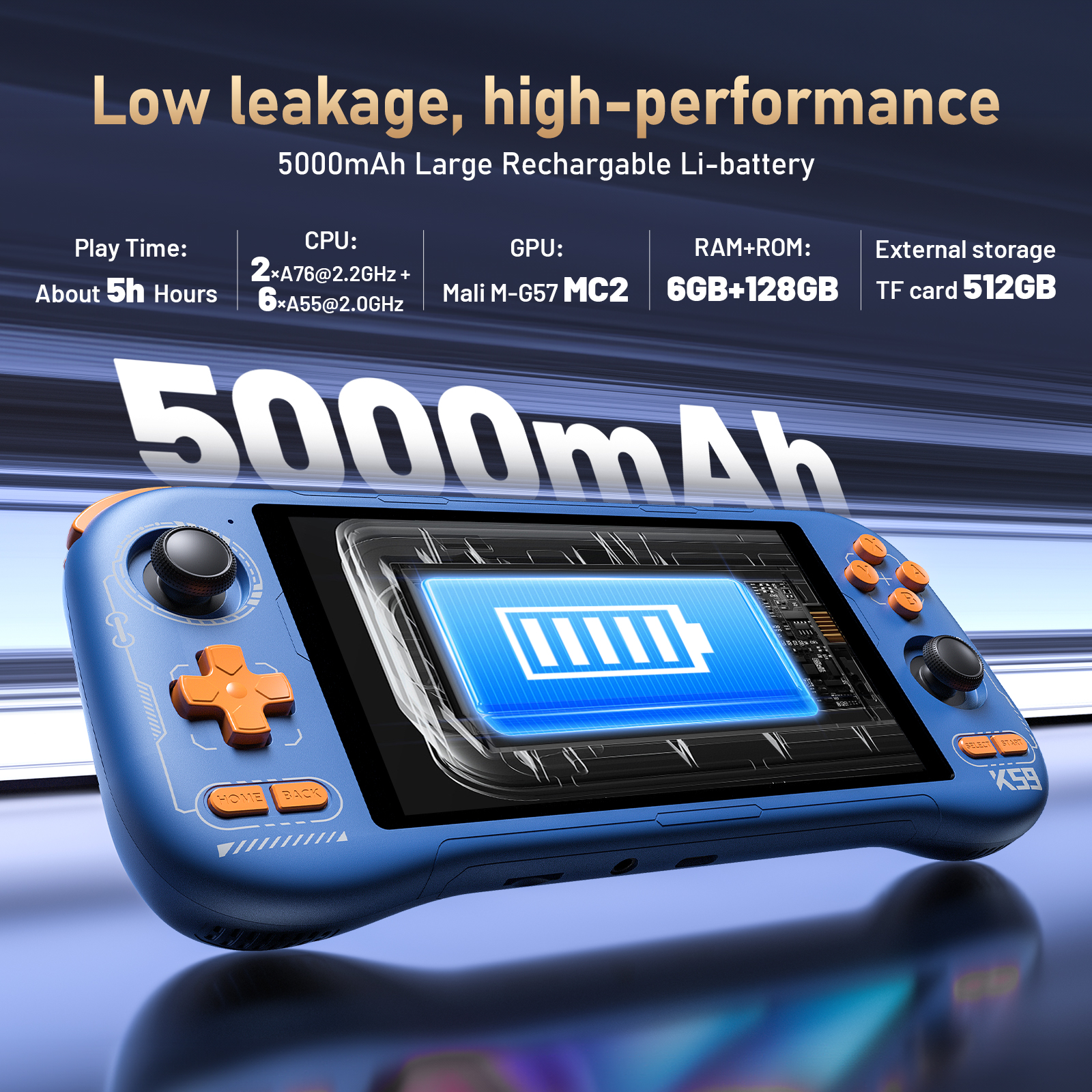 K59 Pro Android 14 Handheld Ga - Retro Gaming Com review and price
