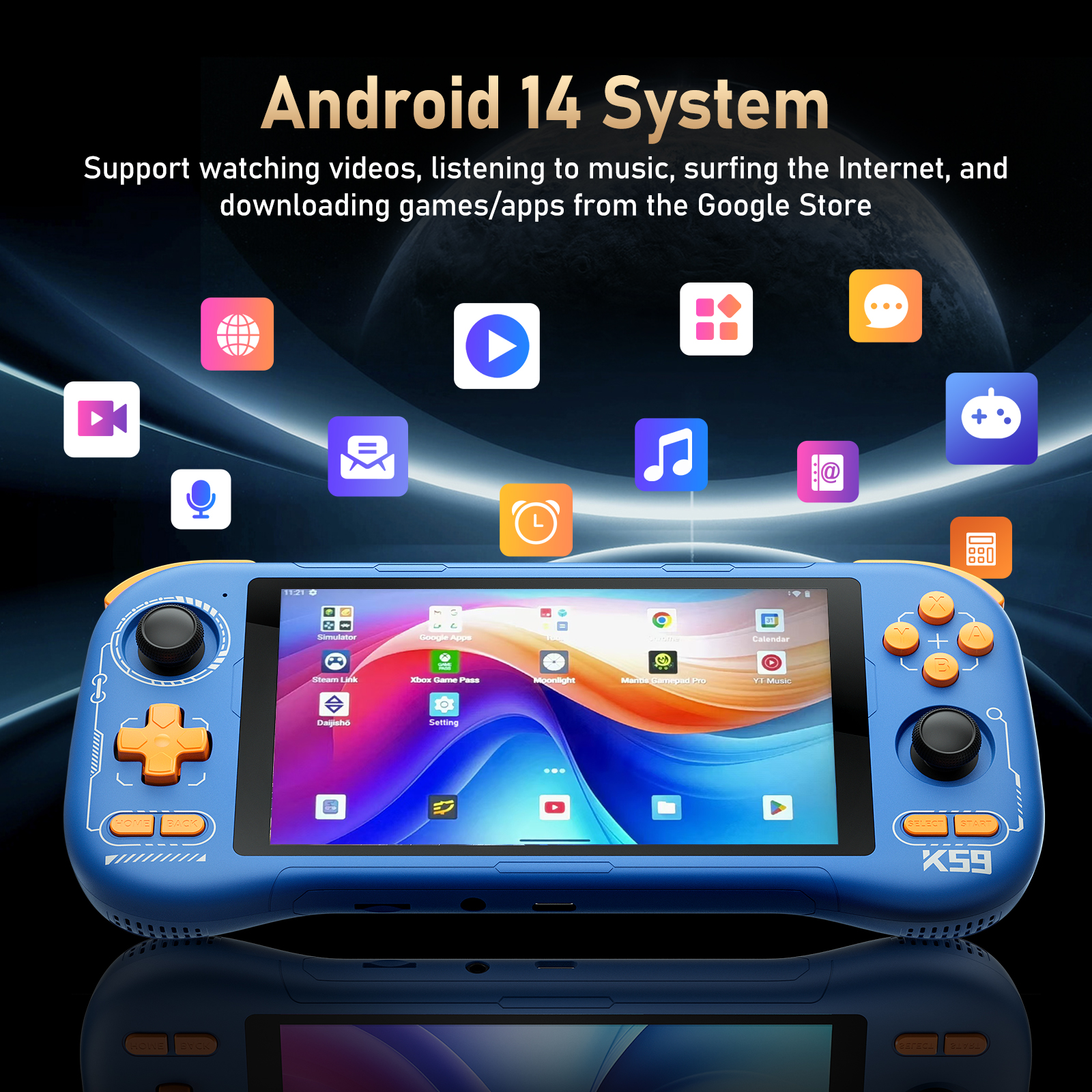 K59 Pro Android 14 Handheld Ga - Retro Gaming Com review and price