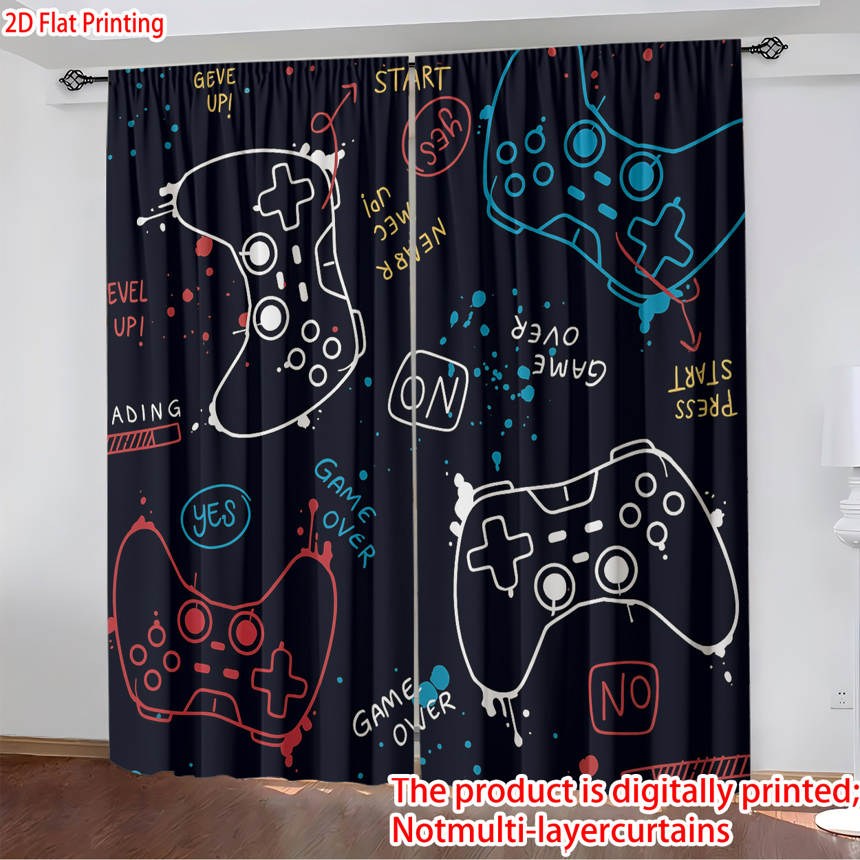 Funny Gaming Curtains Video Ga - Retro Gaming Youtube review and price