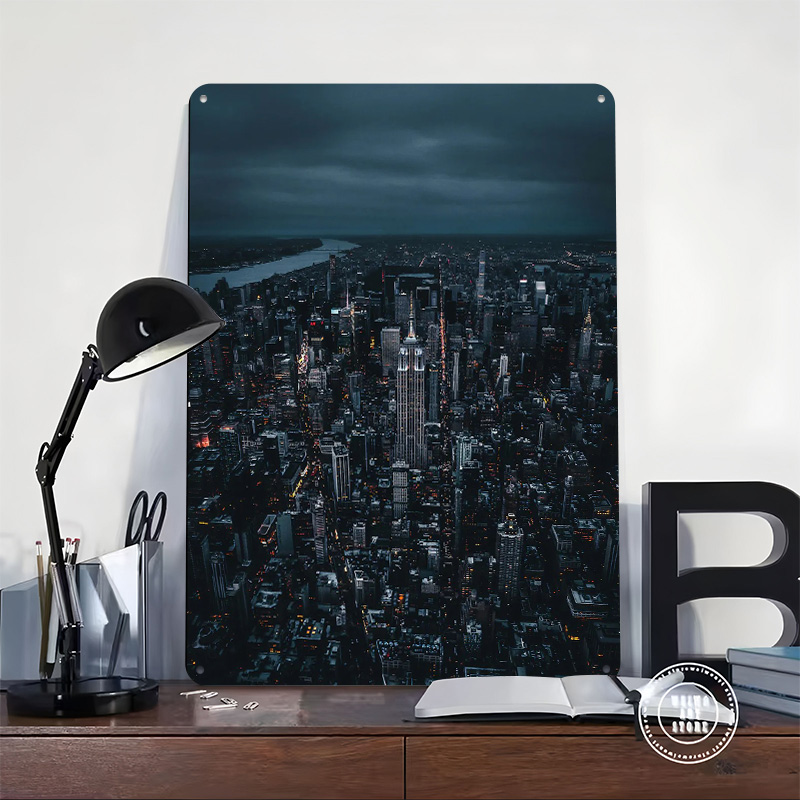 New York City NYC Skyline Meta - Retro Gaming York review and price