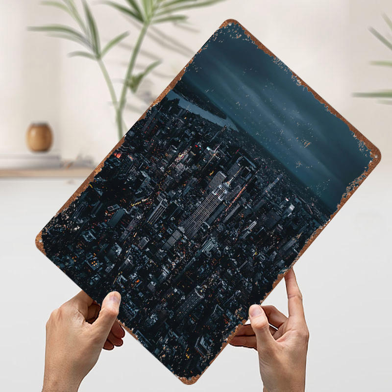 New York City NYC Skyline Meta - Retro Gaming York review and price