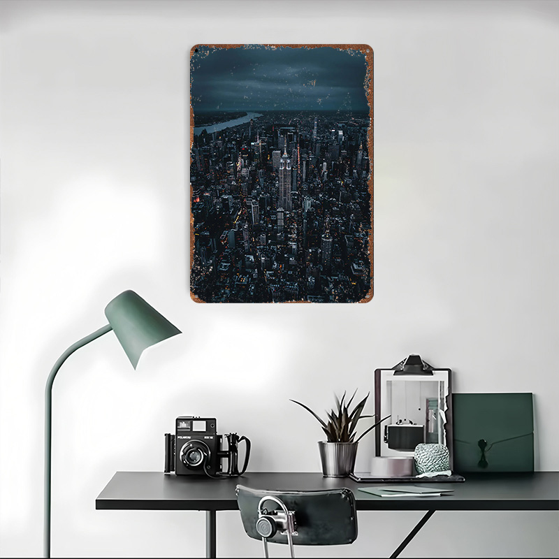 New York City NYC Skyline Meta - Retro Gaming York review and price