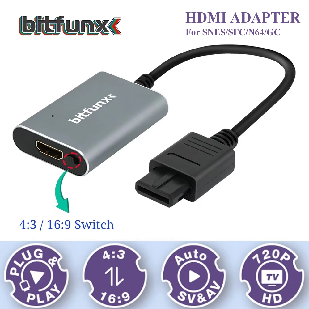 Bitfunx 720P Svideo / AV To HD - Retro Gaming Com review and price