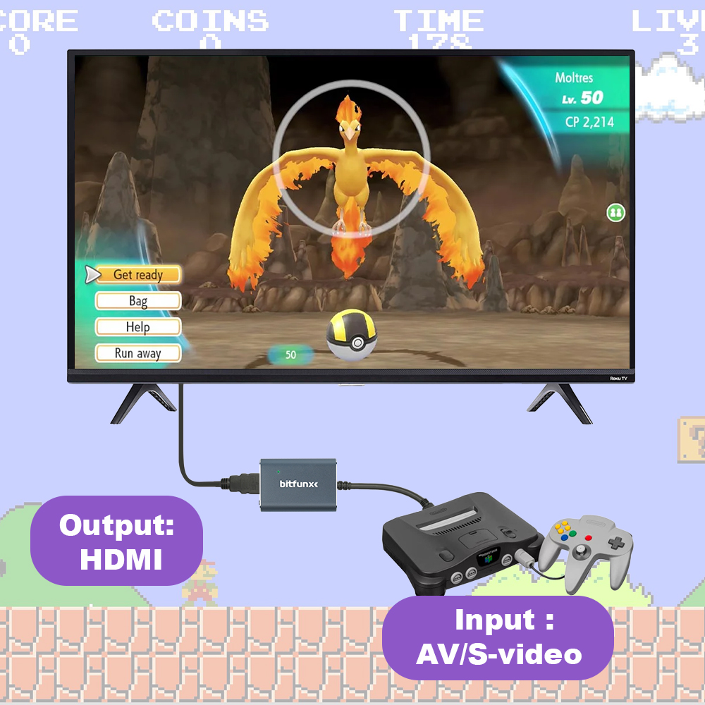 Bitfunx 720P Svideo / AV To HD - Retro Gaming Com review and price