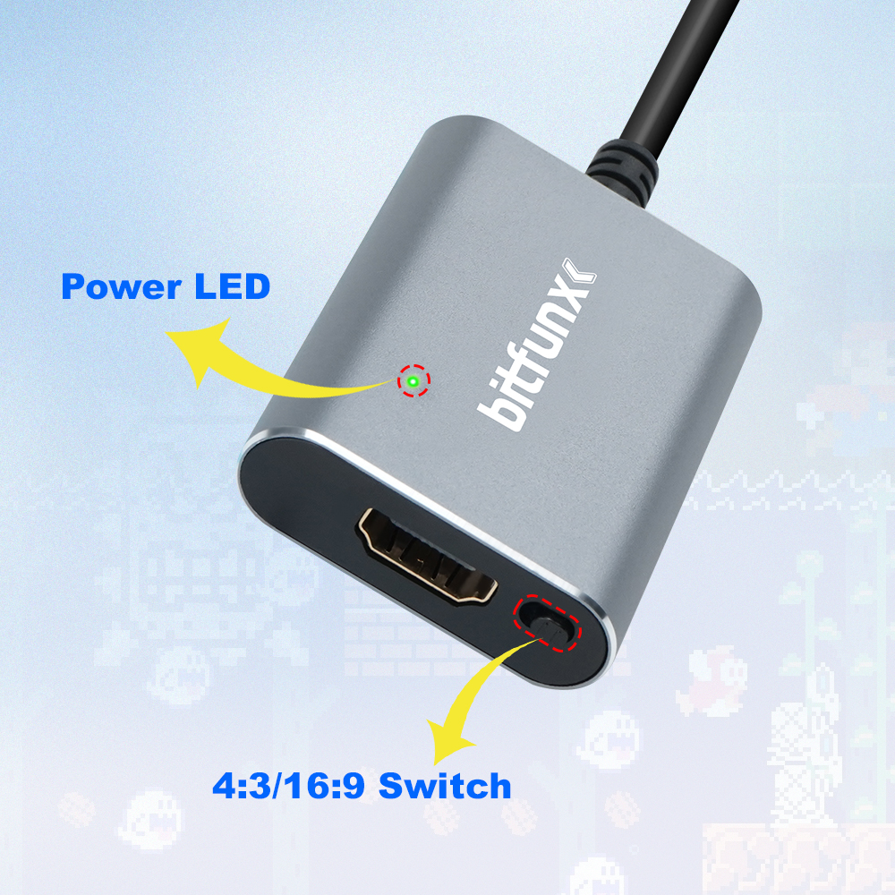 Bitfunx 720P Svideo / AV To HD - Retro Gaming Com review and price