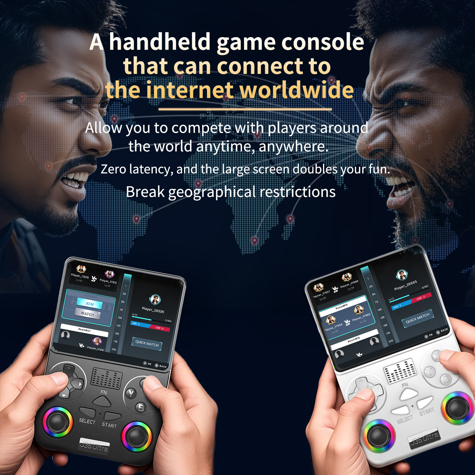 2026 J36 Ultra Global Battle P - Retro Gaming Handheld 2026 review and price