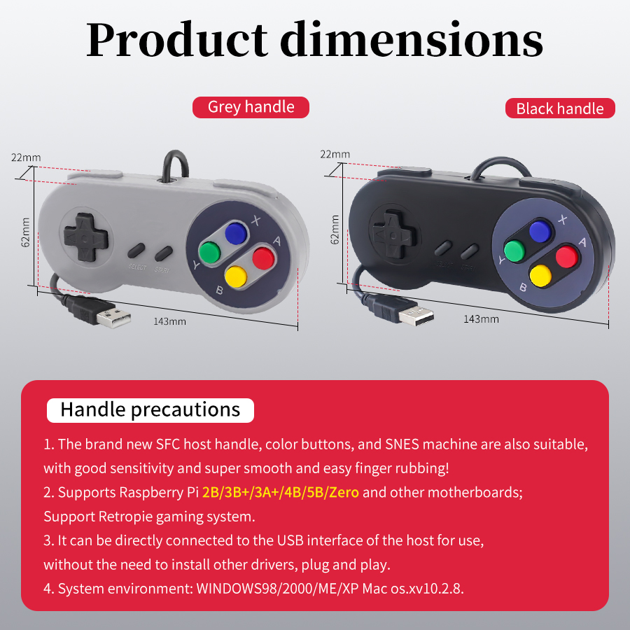 USB Wired Game Controller Retr - Retro Gaming On Raspberry Pi review and price