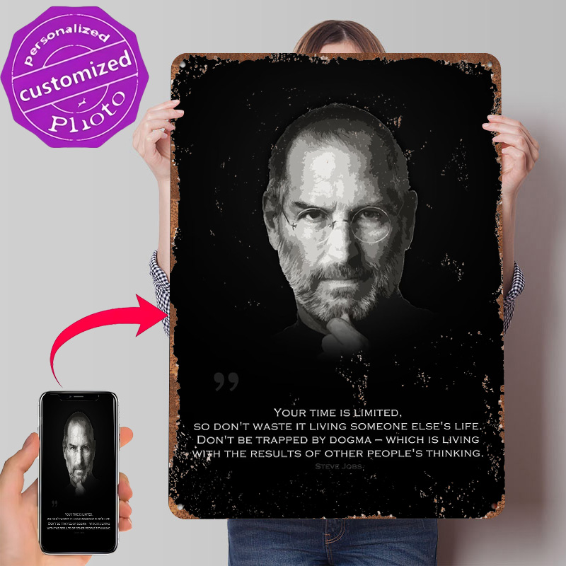 Steve Jobs Printed Poster Cust - Retro Gaming Jobs review and price