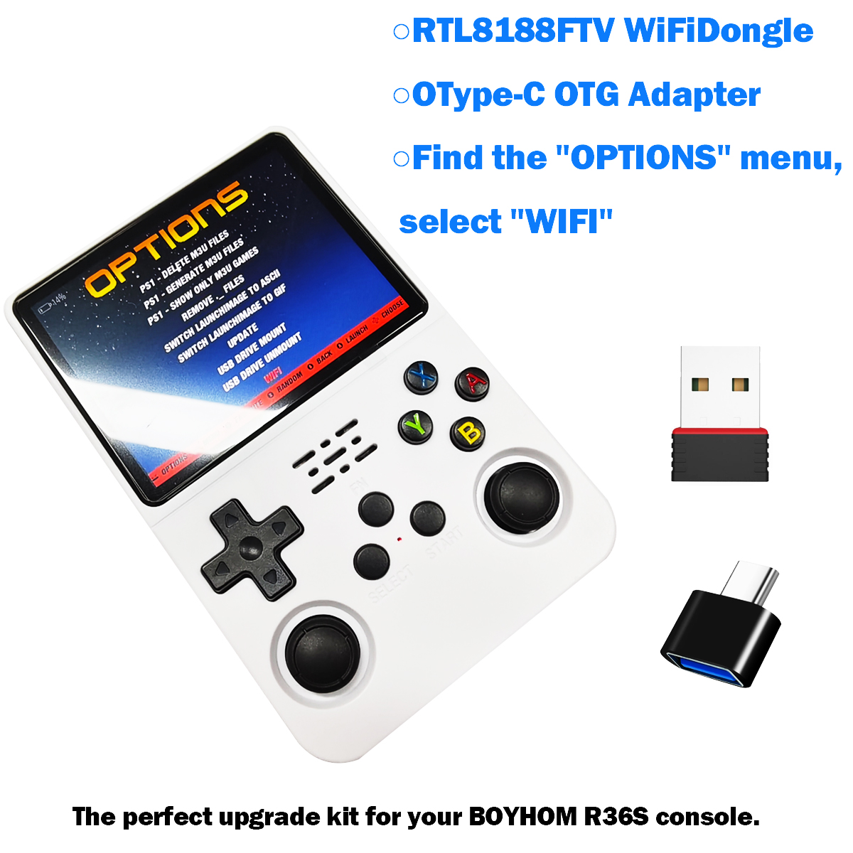 2026 R36S (WiFi) RTL8188FTV US - Retro Gaming Handheld 2026 review and price
