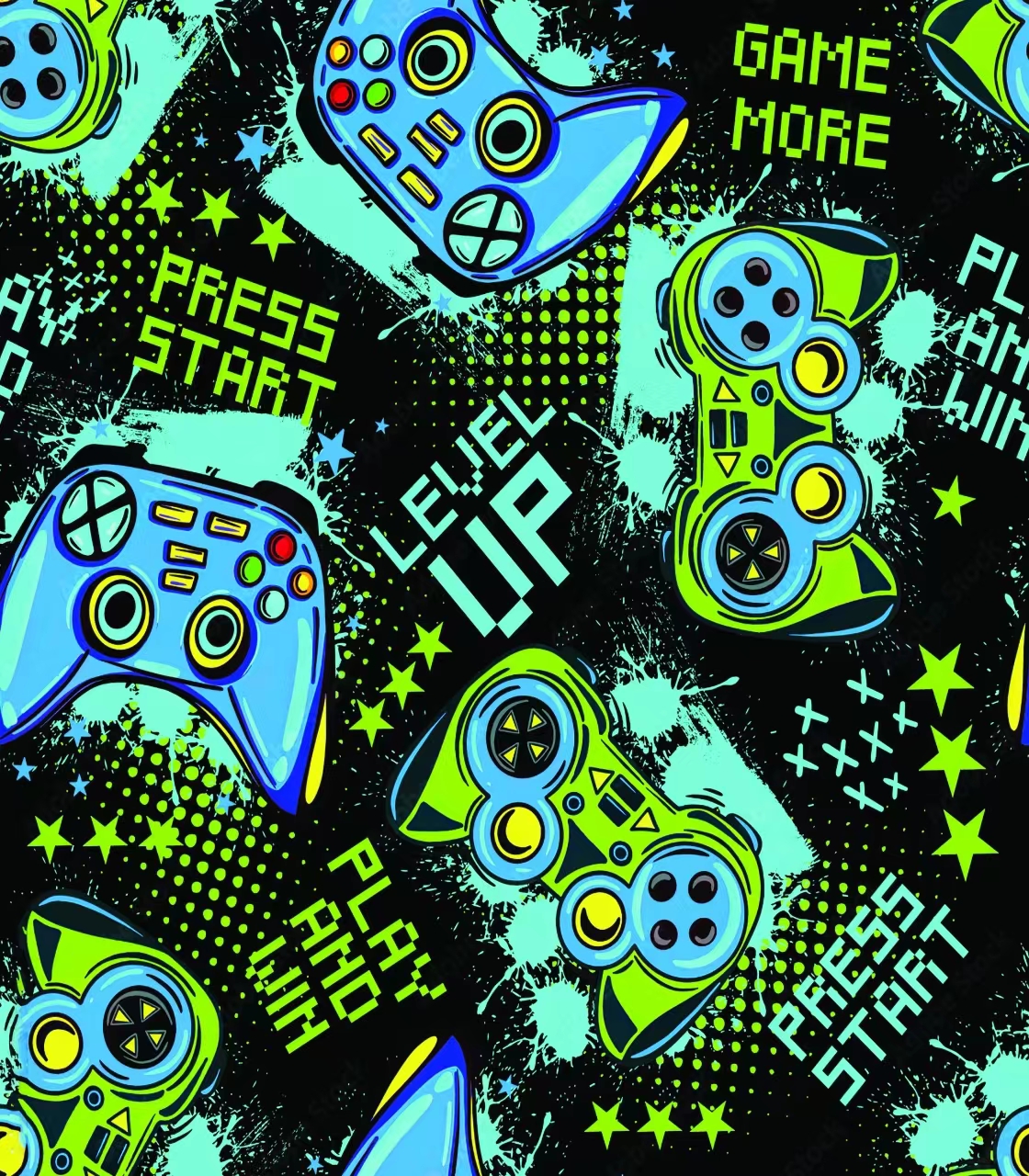 Retro Gamepad Curtains 2-Piece - Retro Gaming Youtube review and price