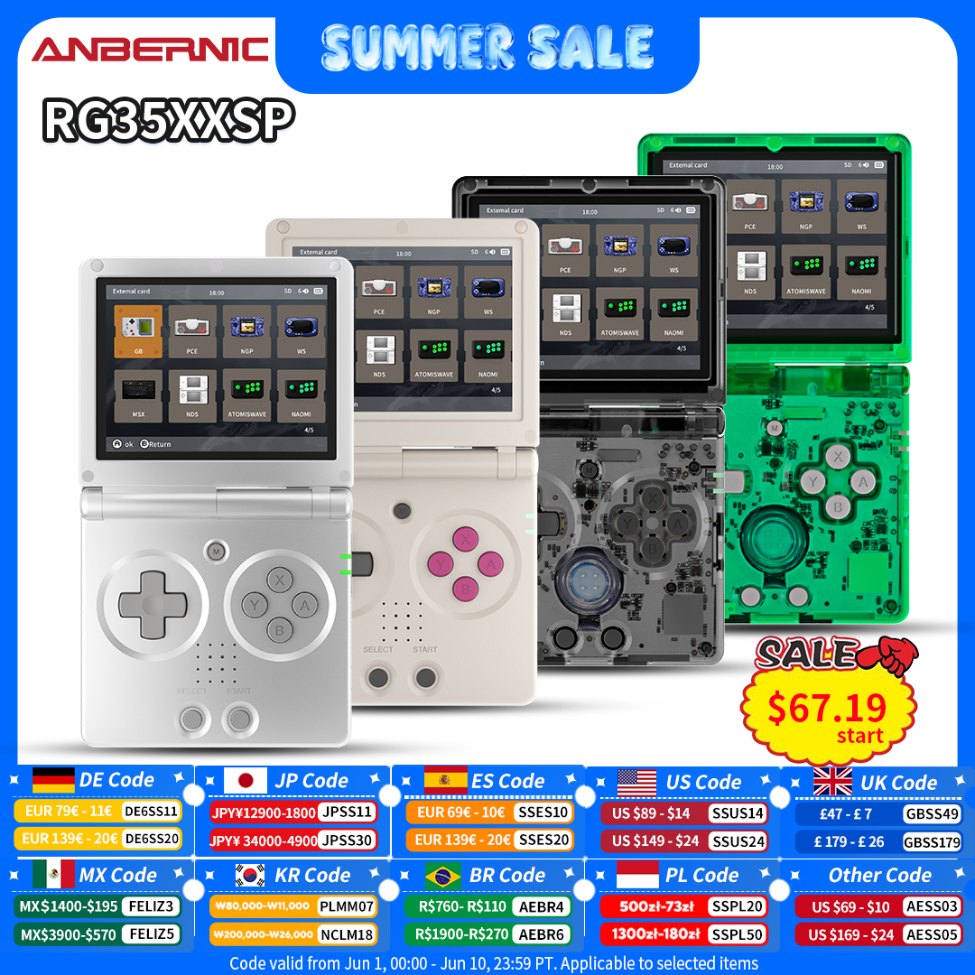 Anbernic RG35XXSP Retro Flip H - Retro Gaming Com review and price