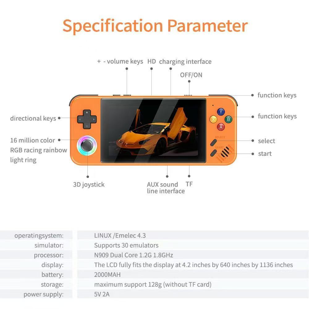 2026 M41 Retro Handheld Game C - Retro Gaming Handheld 2026 review and price