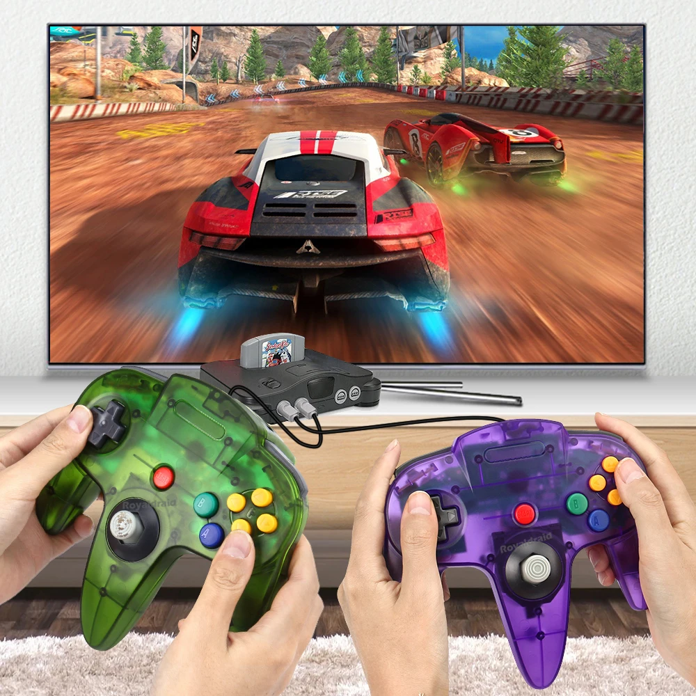 8 Colors Wired Gamepad For N64 - Retro Gaming Joystick review and price