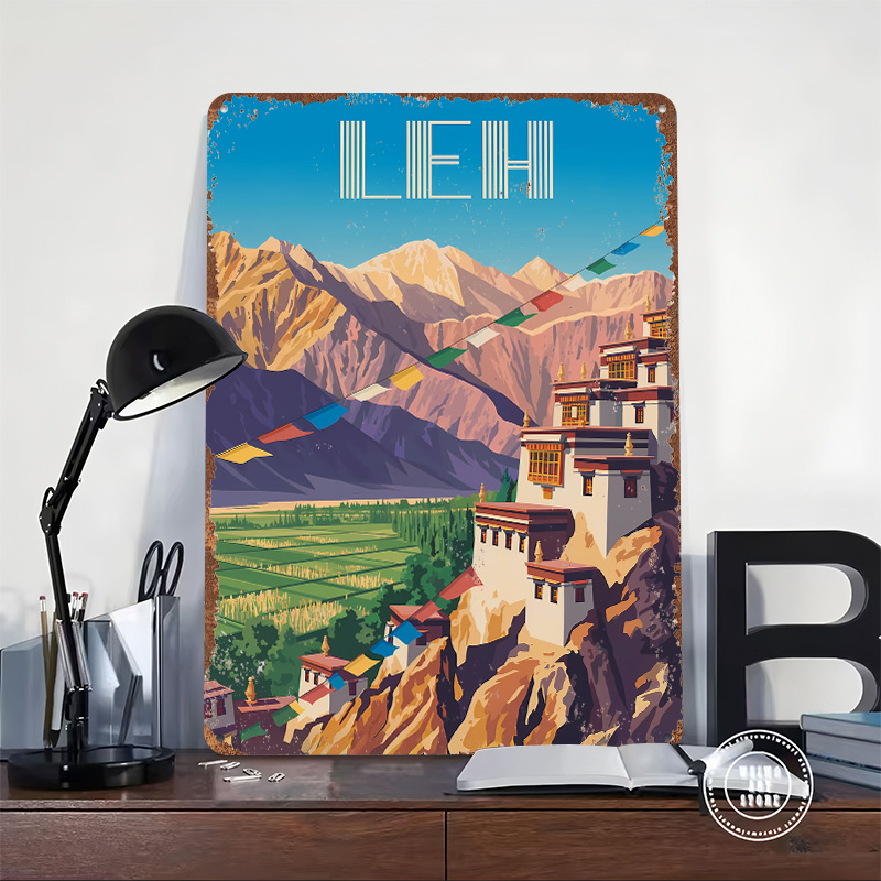 Leh India Travel Printed Poste - Retro Gaming India review and price