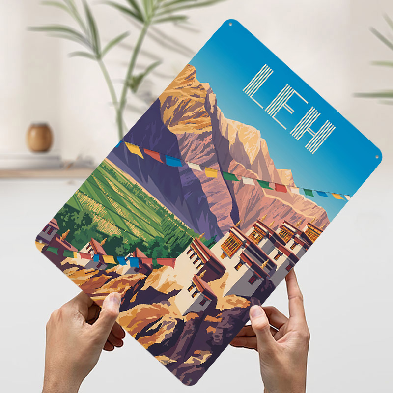Leh India Travel Printed Poste - Retro Gaming India review and price