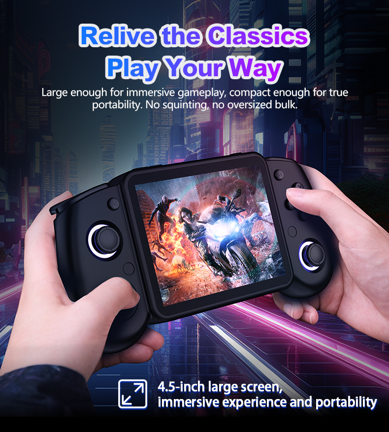 2026 New RG43H Pro Open Source - Retro Gaming Handheld 2026 review and price