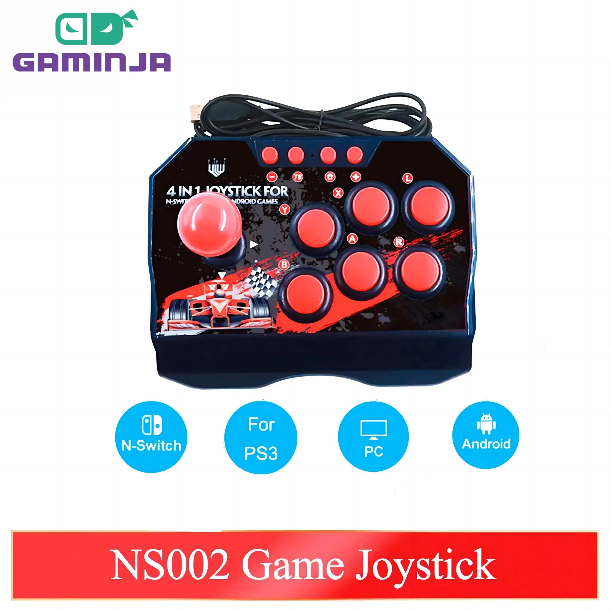 GAMINJA NS002 4 In 1 Retro Arc - Retro Gaming Joystick review and price