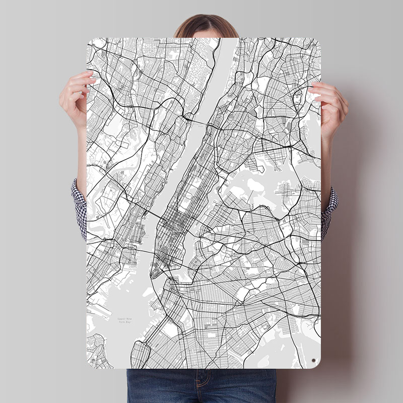 New York City Map Printing Pos - Retro Gaming York review and price