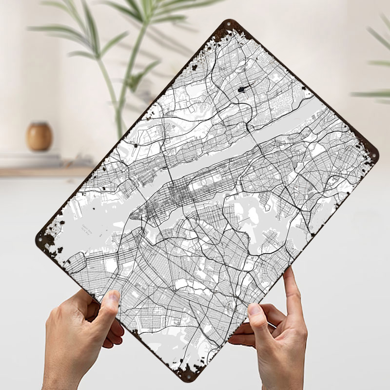 New York City Map Printing Pos - Retro Gaming York review and price
