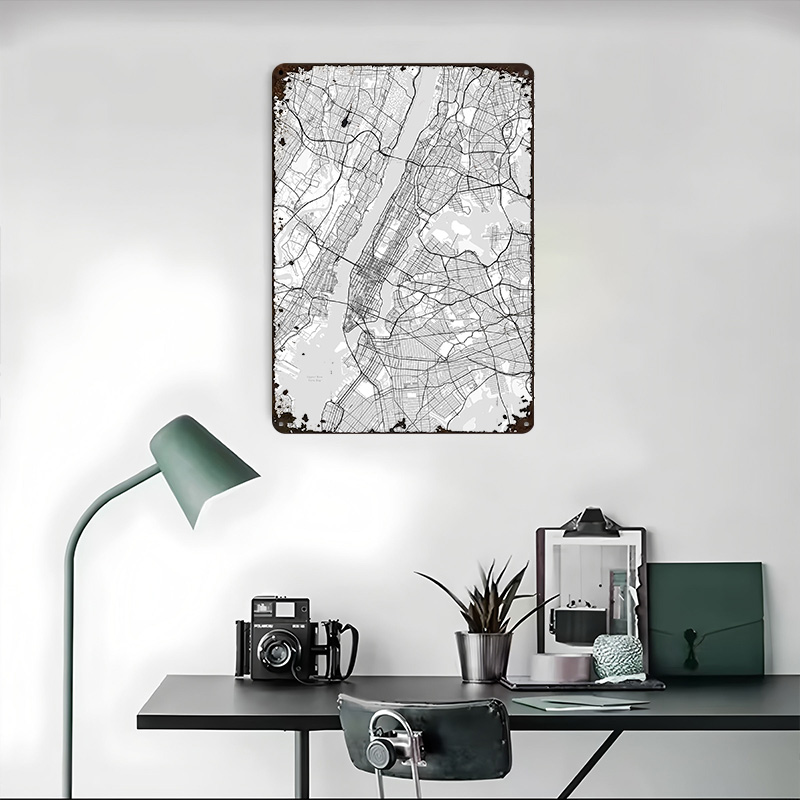 New York City Map Printing Pos - Retro Gaming York review and price