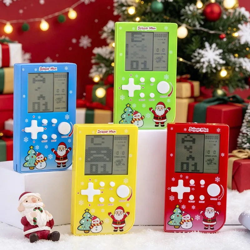 Santa & Snowman Print Brick Ga - Retro Gaming Portable review and price