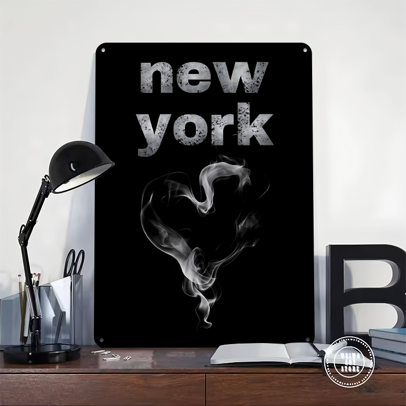 New York Smoke Heart City Art  - Retro Gaming York review and price