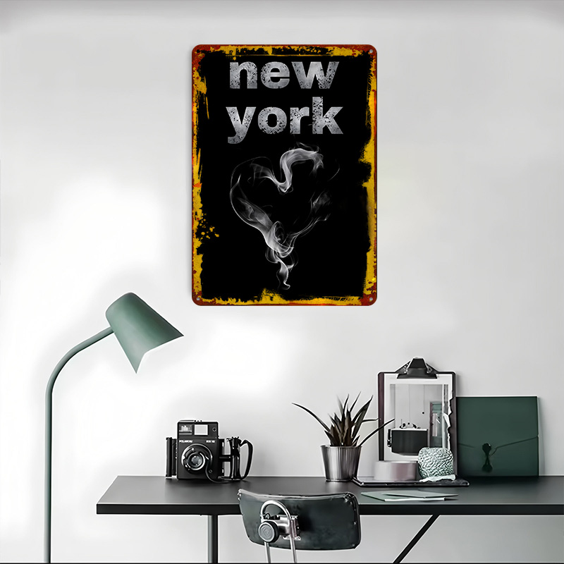 New York Smoke Heart City Art  - Retro Gaming York review and price