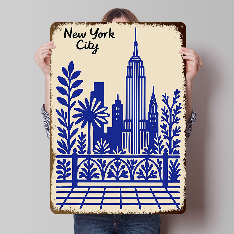 New York City Blue Poster Cust - Retro Gaming York review and price