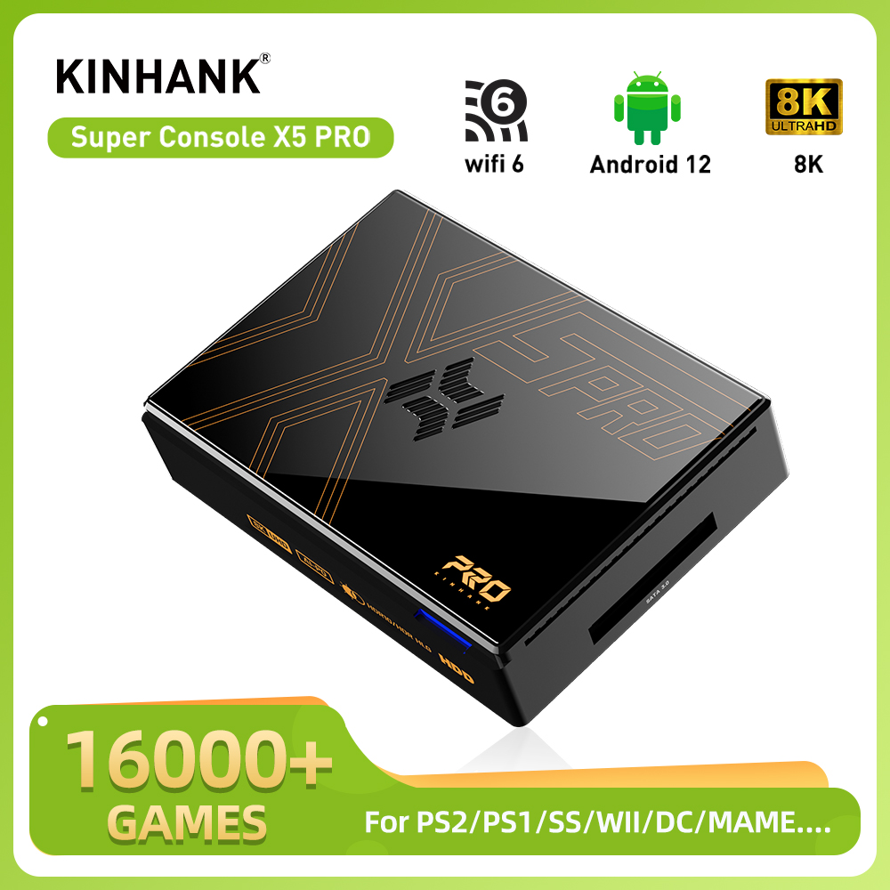 KINHANK Super Console X5 PRO R - Retro Gaming Emulator review and price