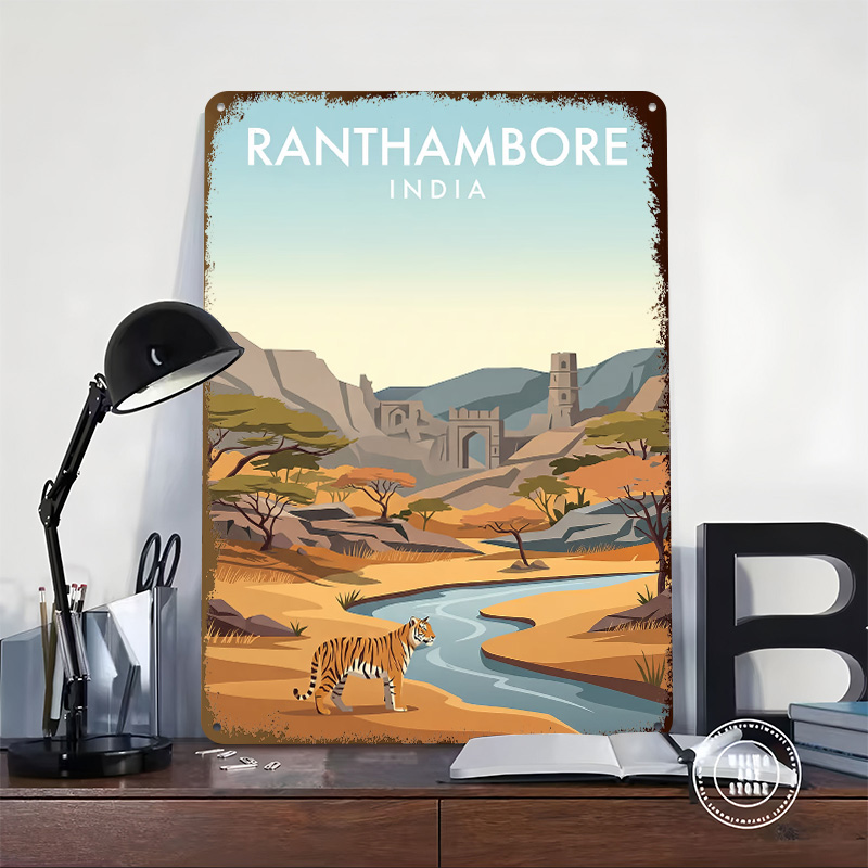Ranthambore India Poster Custo - Retro Gaming India review and price