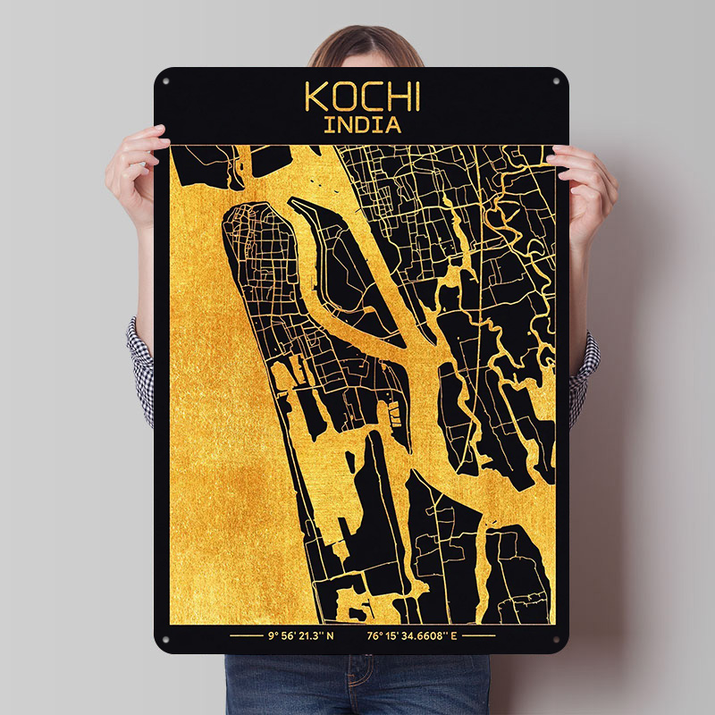 Kochi Kerala India Printed Pos - Retro Gaming India review and price