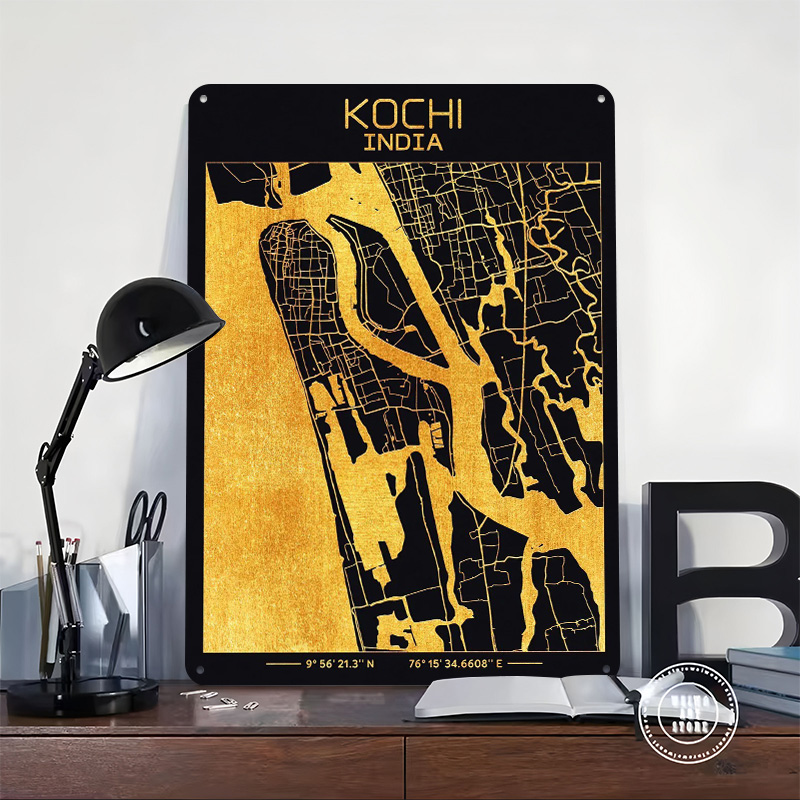 Kochi Kerala India Printed Pos - Retro Gaming India review and price