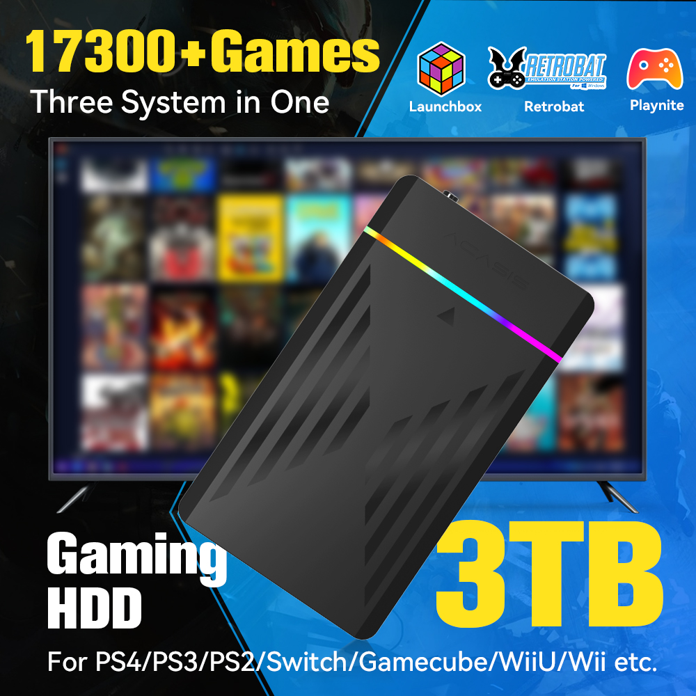 3TB Portable Gaming HDD Launch - Retro Gaming Portable review and price